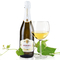 ISO9001 Recyklingowana spersonalizowana naklejka na butelkę wina Laminowanie w kolorze złotym i srebrnym z połyskiem
