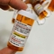 Wstępnie zadrukowane etykiety na butelki leków na receptę na pigułki