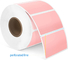 Różowa drukarka termiczna Naklejka na rolkę Papier Logistyka Transport Drukowanie etykiety